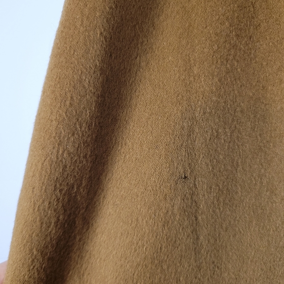 Vintage D'oraz women's lambswool blend camel skirt - Picture 9 of 11